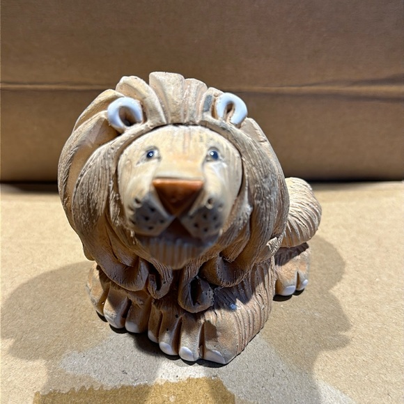 Vtg Artesania Rinconada Lion Ceramic Figurine - Hand-Crafted in Uruguay 1970s - Picture 1 of 7